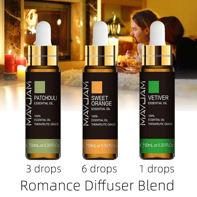 Coffret d'huiles essentielles MAYJAM 3 pièces 10ml Coffret d'huiles essentielles MAYJAM 3 pièces 10ml