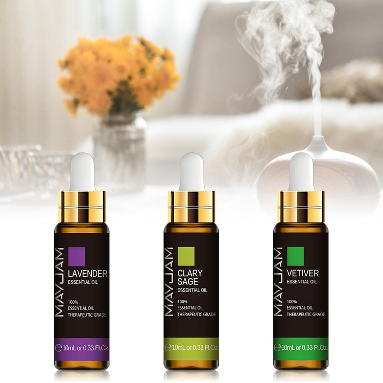 Coffret d'huiles essentielles MAYJAM 3 pièces 10ml Coffret d'huiles essentielles MAYJAM 3 pièces 10ml