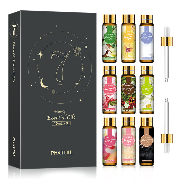 Coffret d'huiles essentielles PHATOIL 10ml 9 pcs