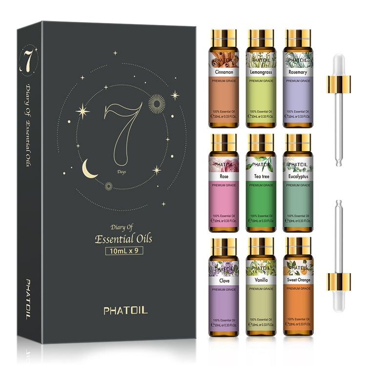 Coffret d'huiles essentielles PHATOIL 10ml 9 pcs