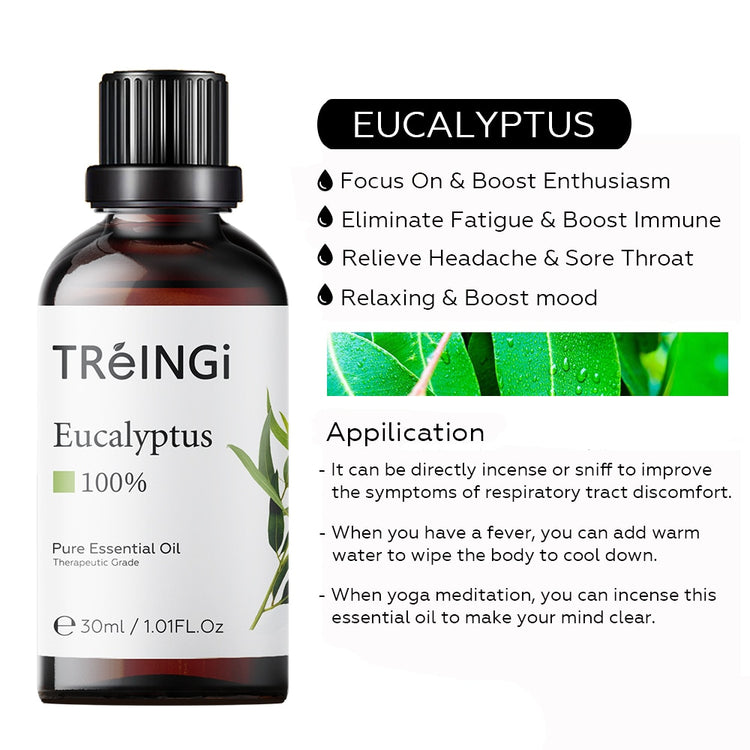 Huile Essentielle d'Eucalyptus TREINGI - 30ml