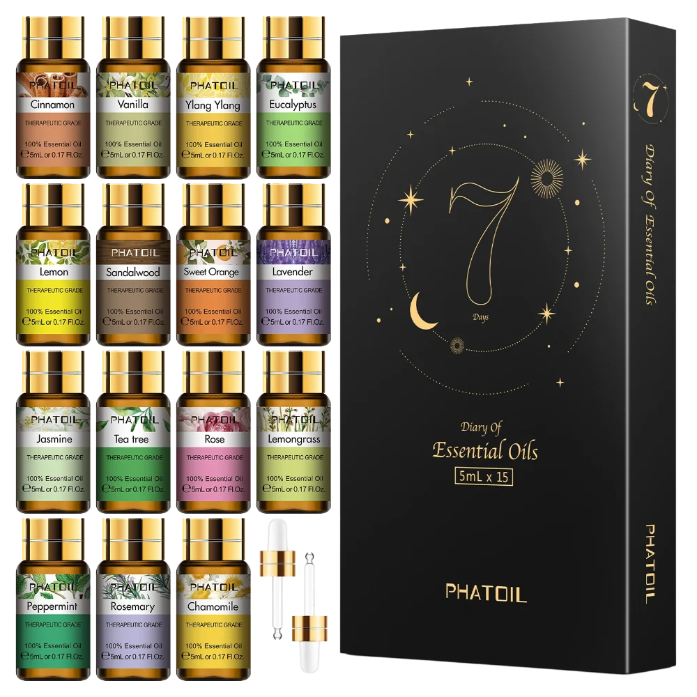 Coffret cadeau huile essentielle avec E-book Aromathérapie- Huile