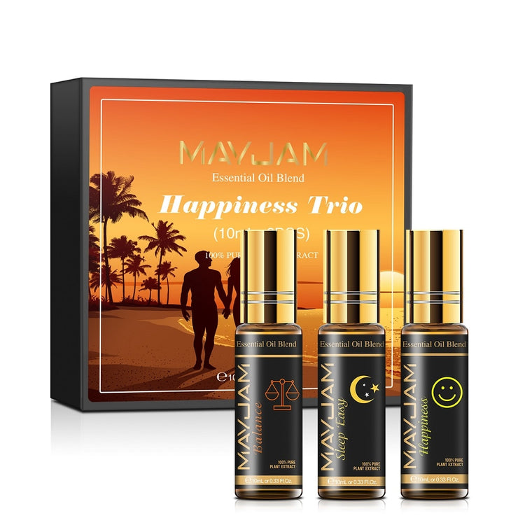 Coffret d'huiles essentielles Hapiness MAYJAM 3 pièces 10ml