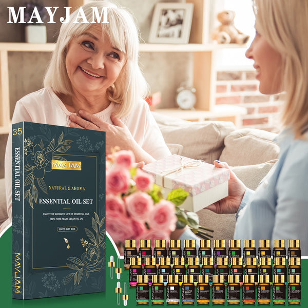 Coffret d'huiles essentielles MAYJAM 38, 25, 20 pièces 5ml