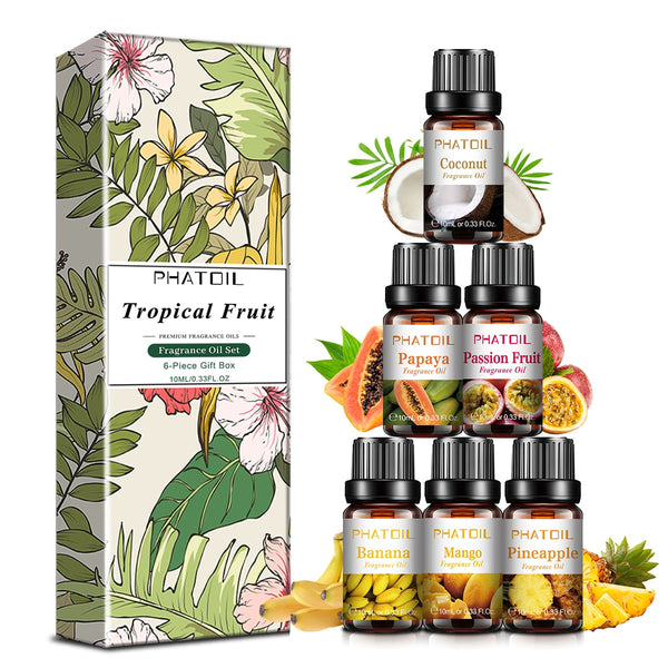 Coffret d'huiles essentielles de fruits tropicaux PHATOIL 10ml